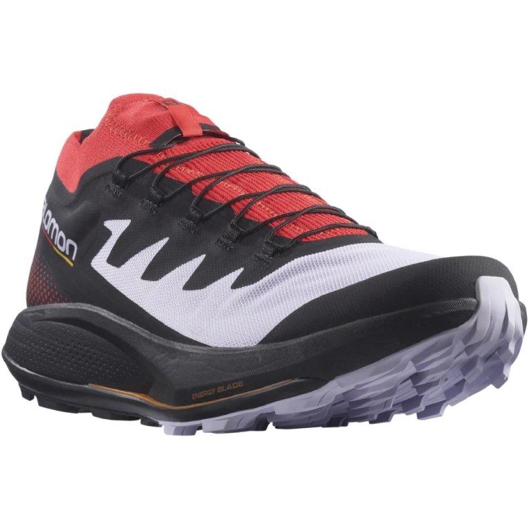 Tenis Para Trail Running Salomon Pulsar Pro Hombre Negros Rojos Lavanda | MX COER952